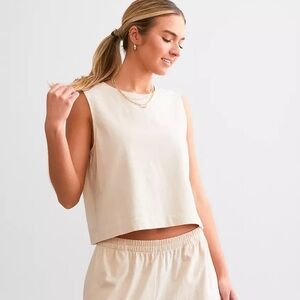Z Supply Sloane Jersey Cropped Muscle Tank Top